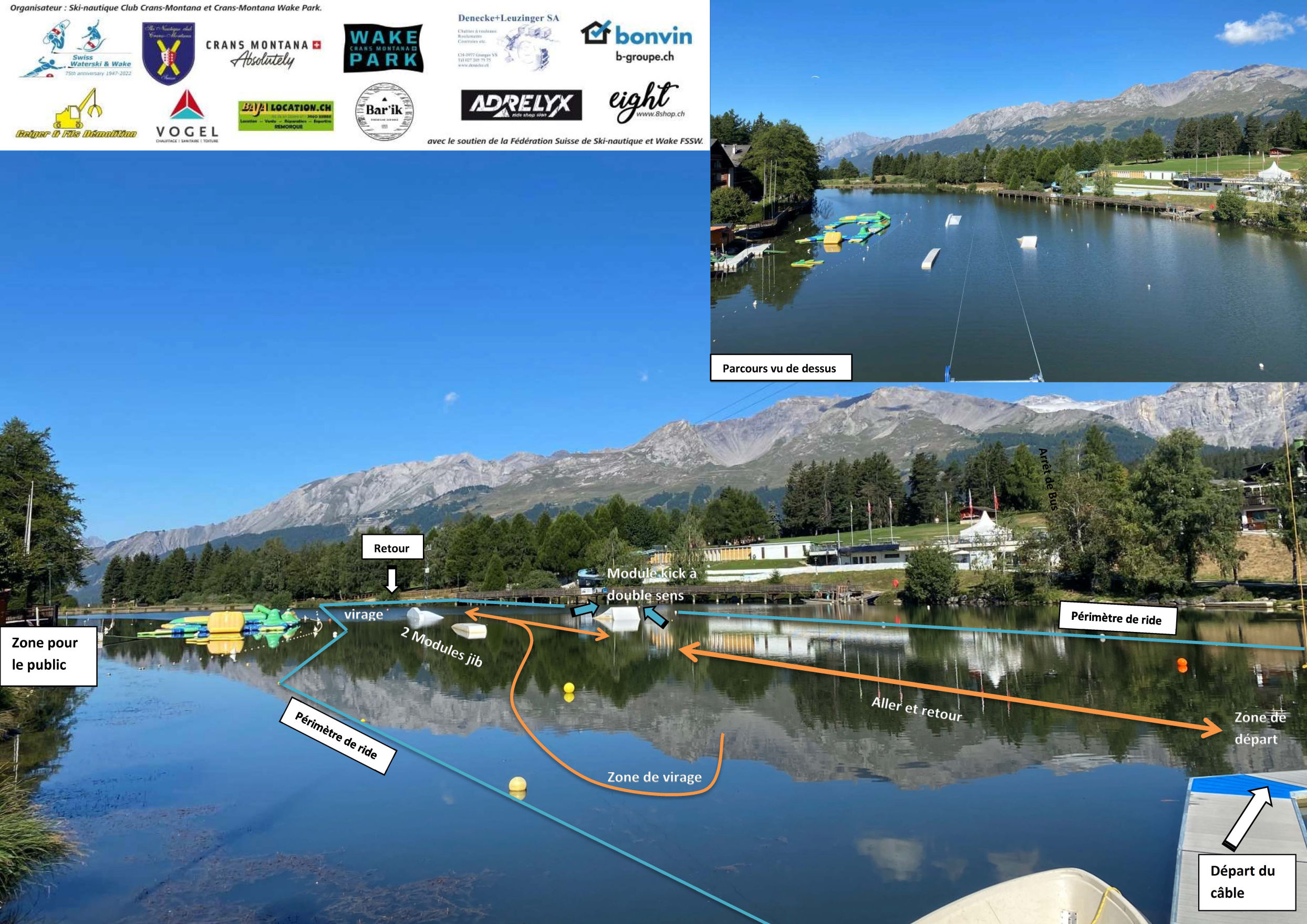 parcours CSCableWake 2022